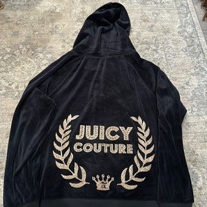 Juicy Couture velvet hoodie